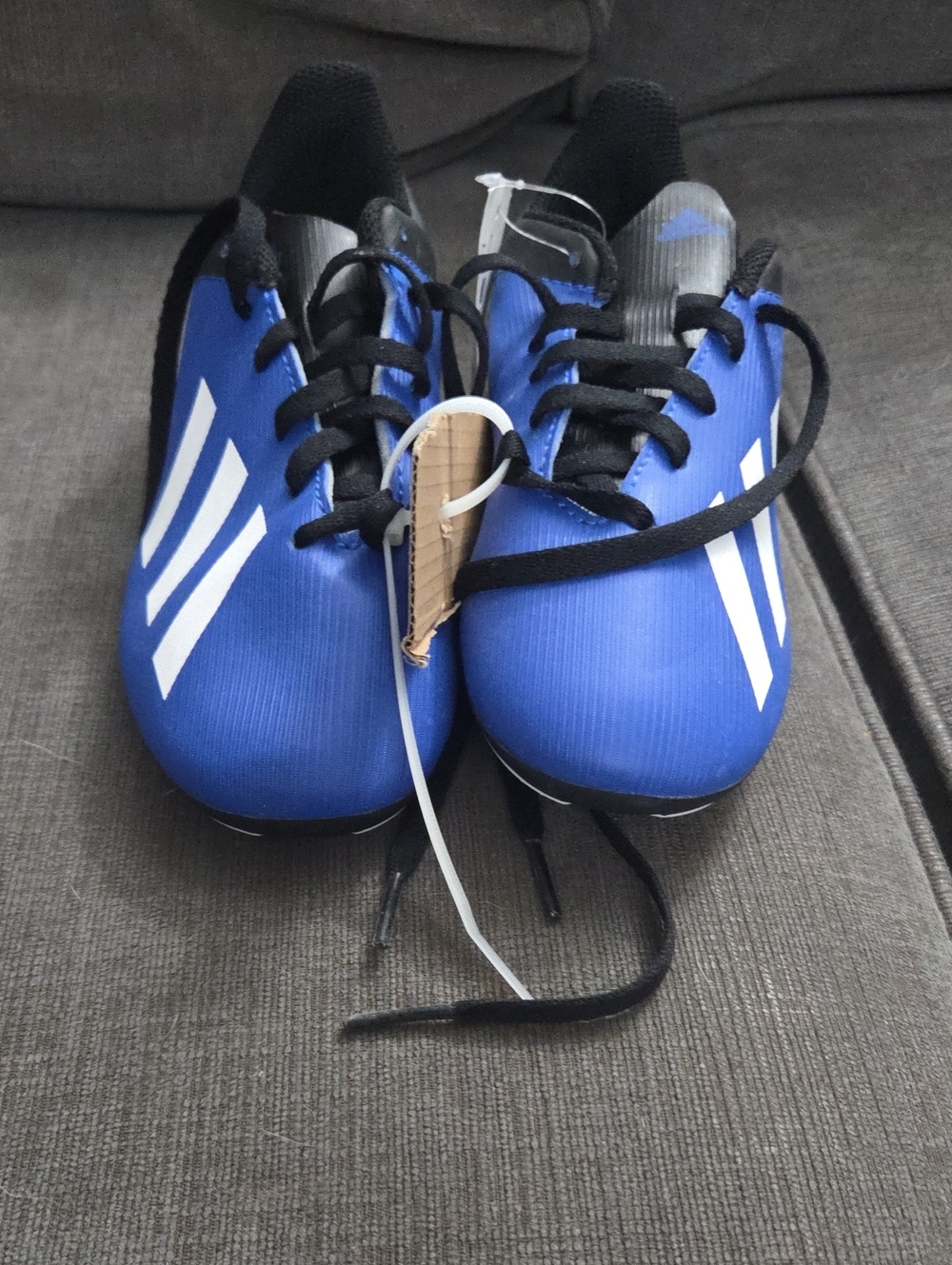 Adidas Kids Blue Soccer Cleats